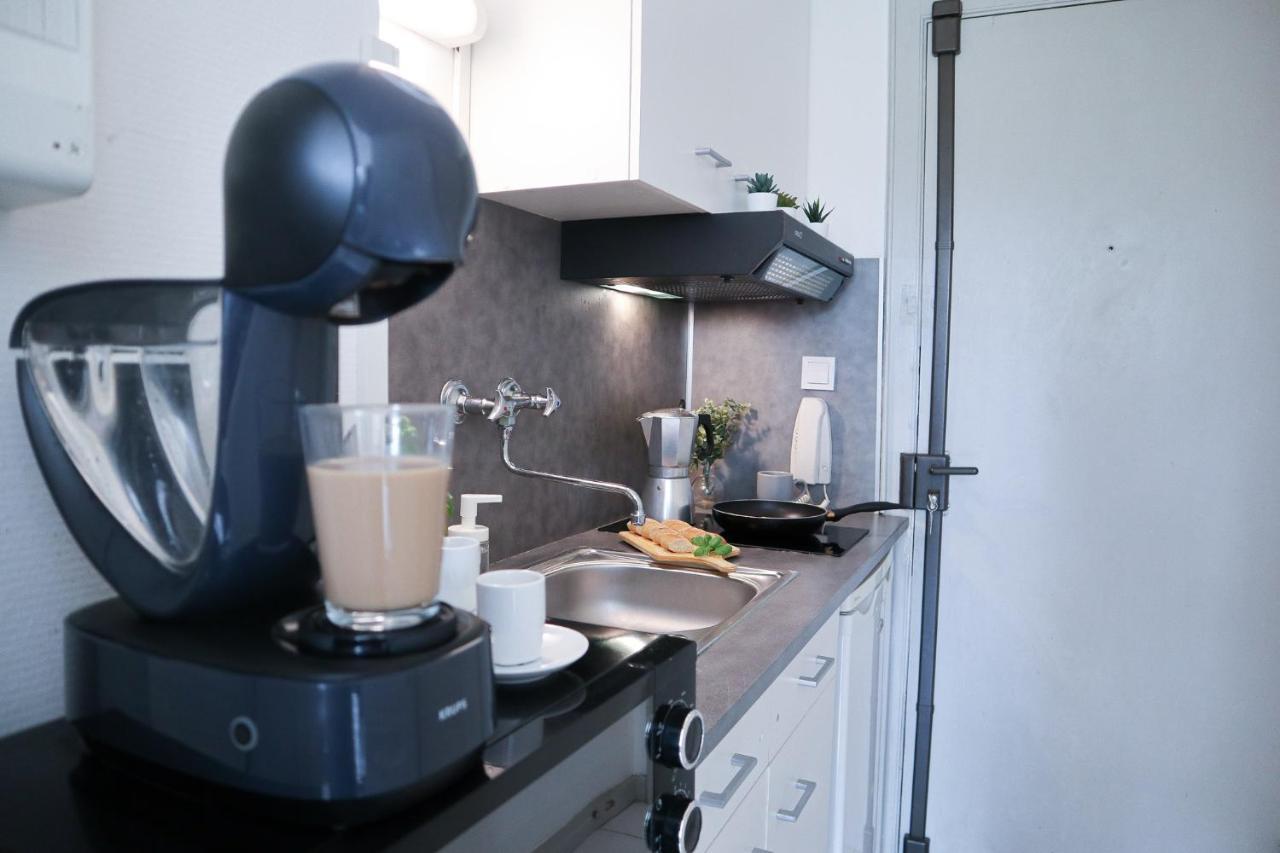 Studio Le Cafe Gourmand - Proche Gare - Coin Tranquille Mulhouse Exterior foto